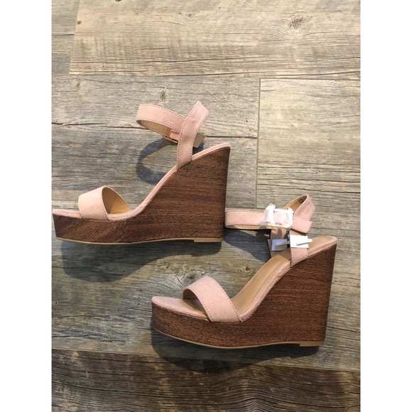 Charlotte Russe Shoes - NEW Charlotte Russe Blush Wedges